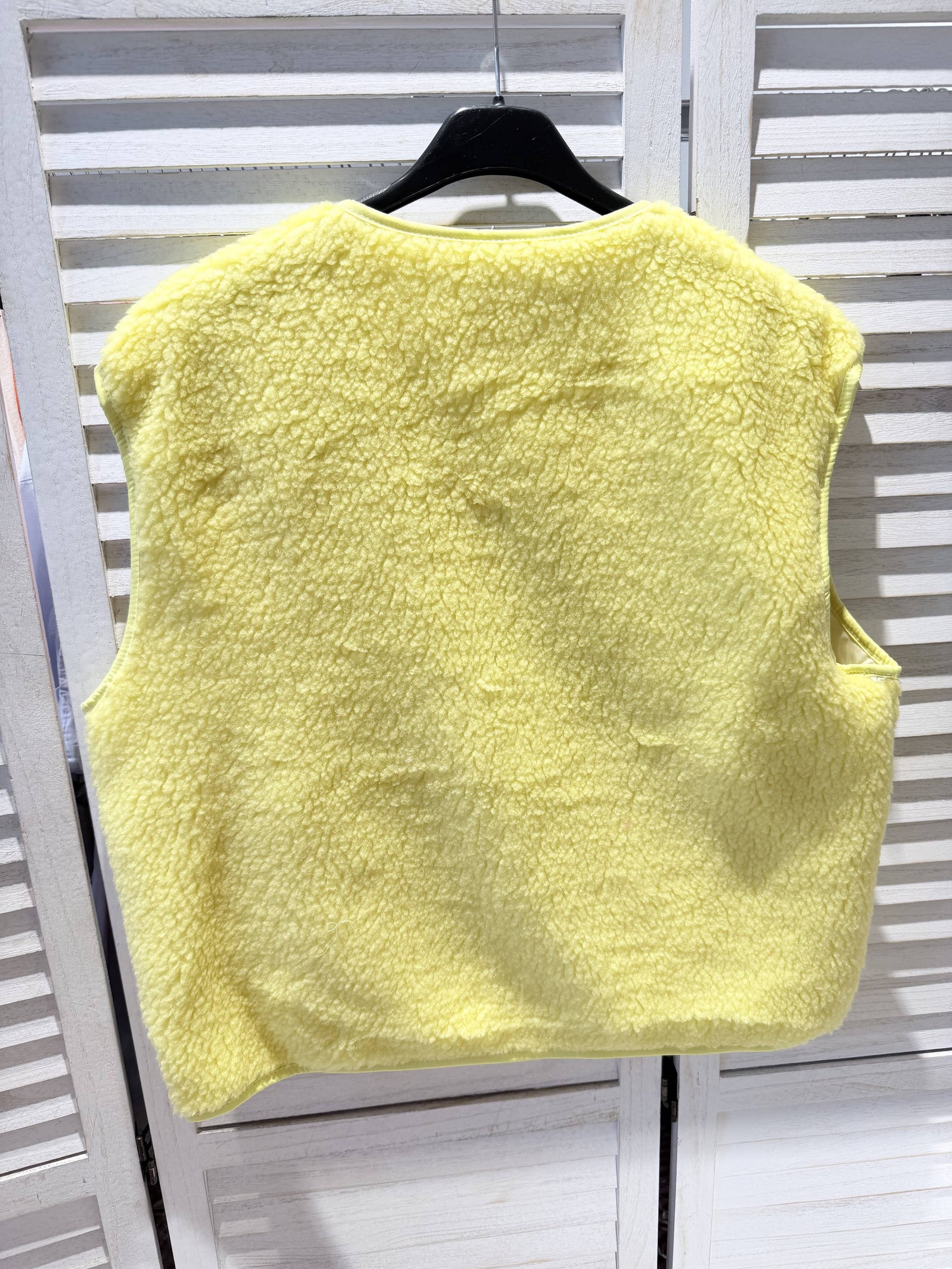 Veste sans manches en peluche: Jaune / Taille unique - DupontDupont
