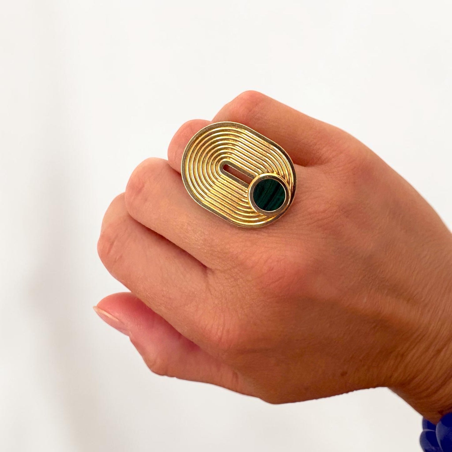 Bague 7 Chemins ovale pierre - DupontDupont