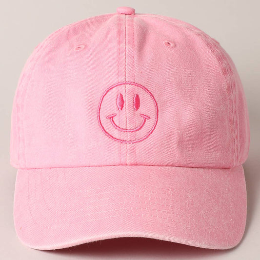 Casquette Happy Face: ROSE CLAIR