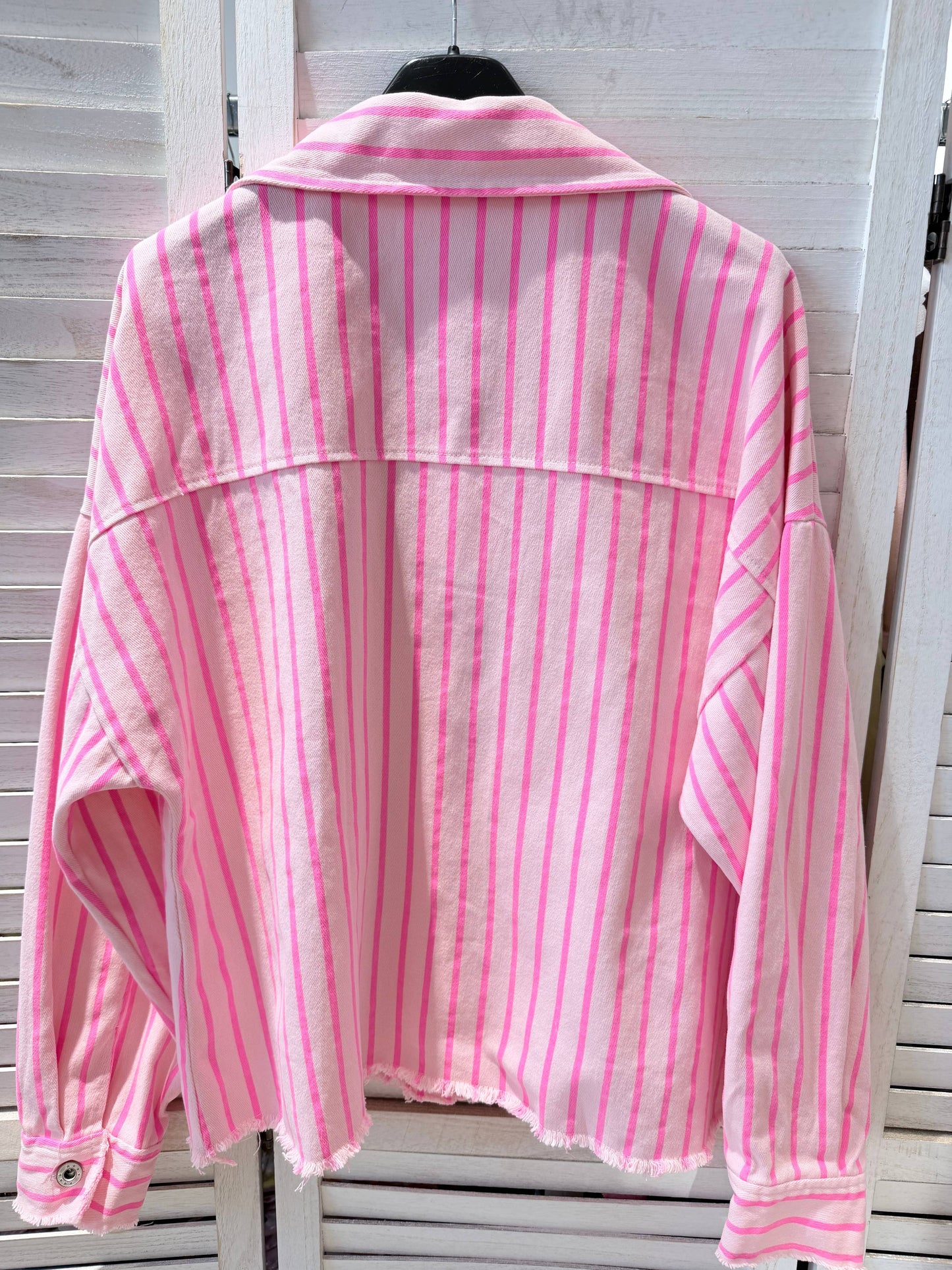 Veste rayée: Rose / TU