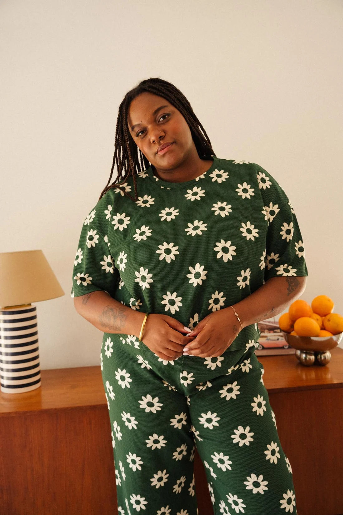 Ensemble Dhalia vert