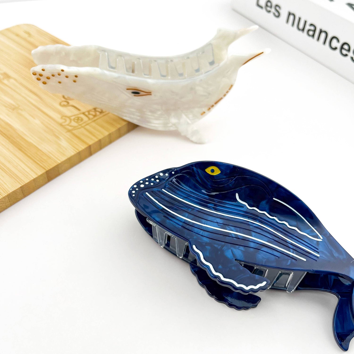 Pince à cheveux baleine à bosse, série vie marine: Bleu - DupontDupont