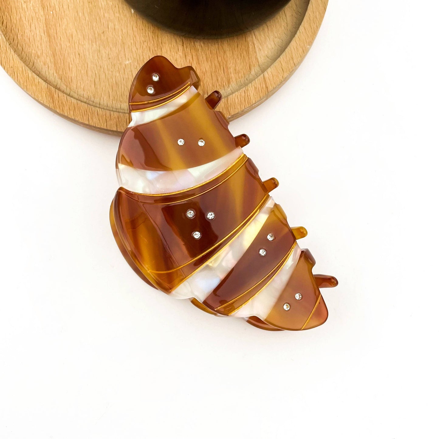 Pince à cheveux croissant
