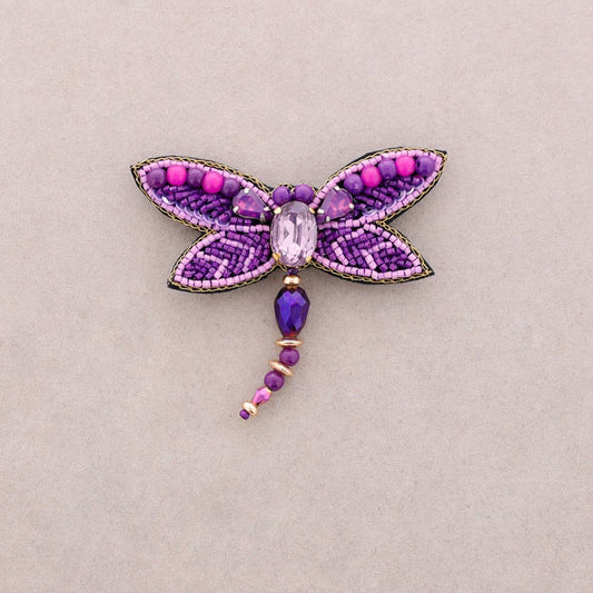 Broche libellule en sequins: Mûrier - DupontDupont