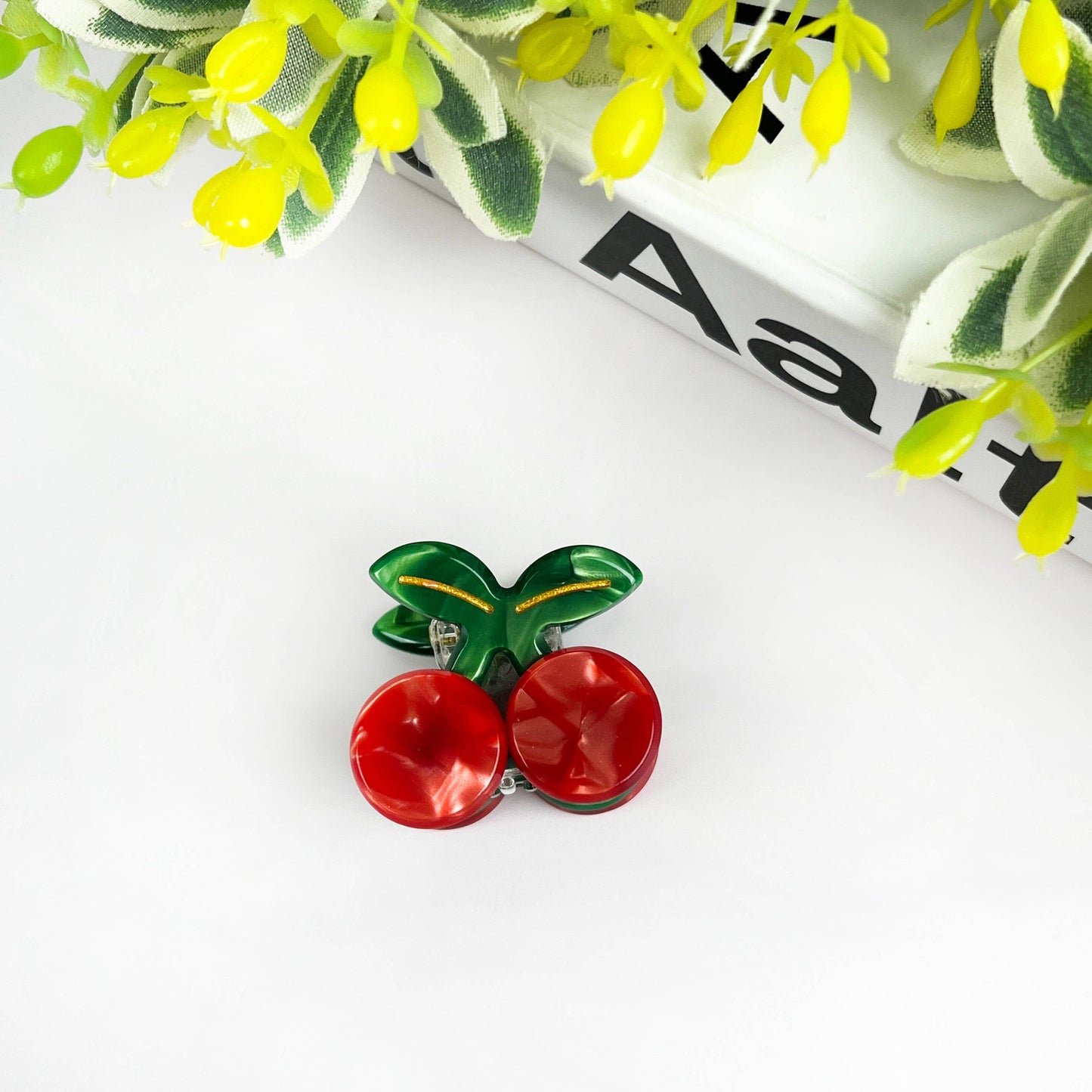 Mini pince à cheveux fruitée, petits accessoires pour cheveux: Ananas