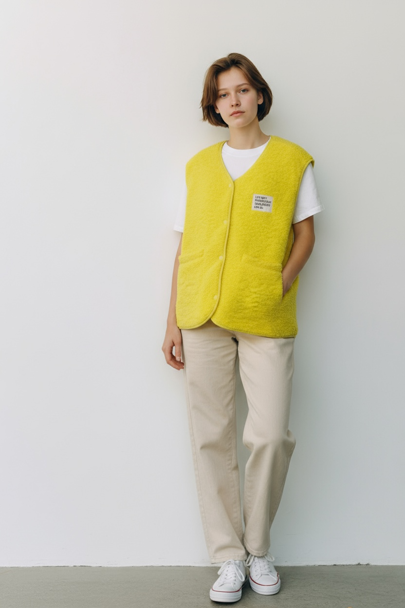 Gilet Moumoute Jaune