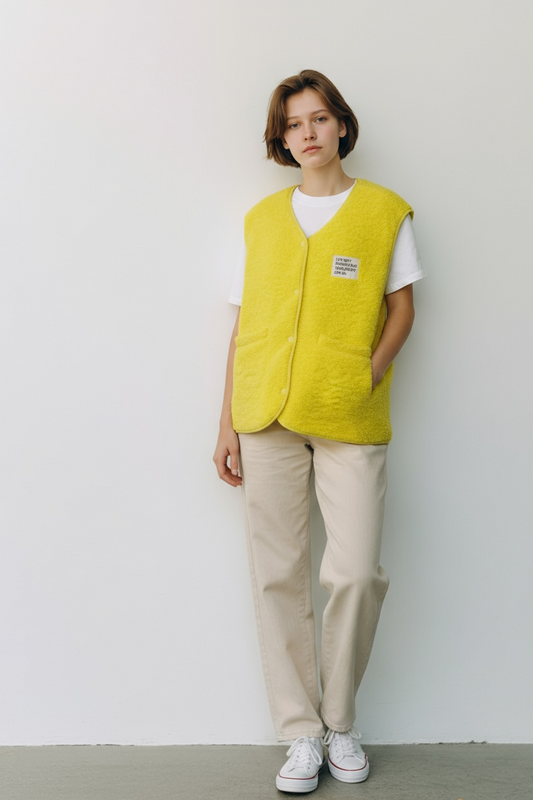 Gilet Moumoute Jaune