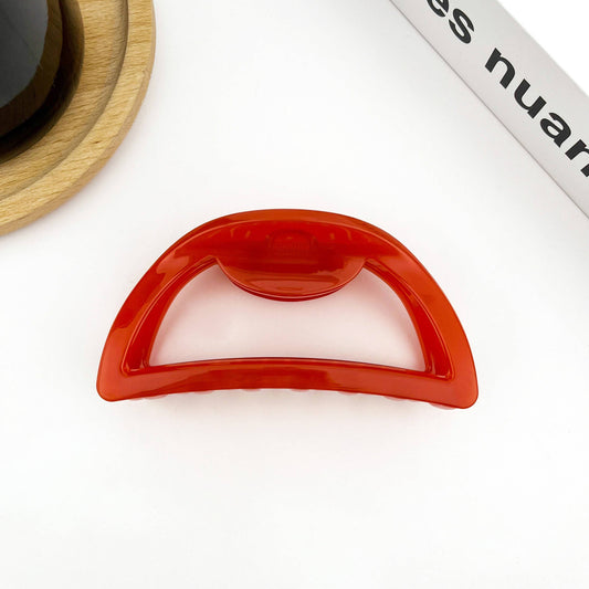 Pince à cheveux demi-cercle creux