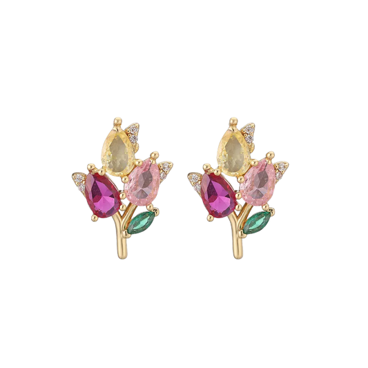 Clous en forme de tulipe: Rose / Doré - DupontDupont