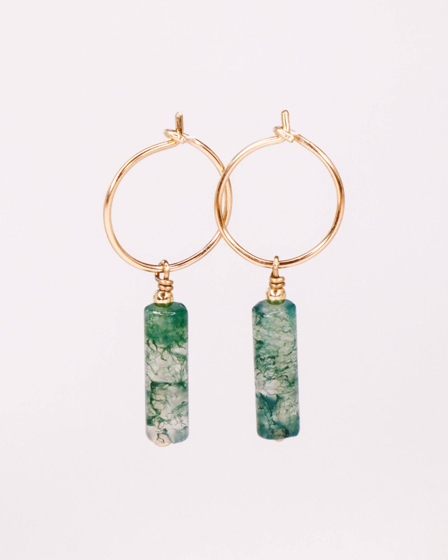 Betula: Or / Agate mousse / Paire - DupontDupont