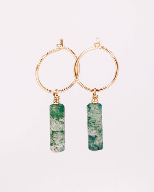 Betula: Or / Agate mousse / Paire - DupontDupont