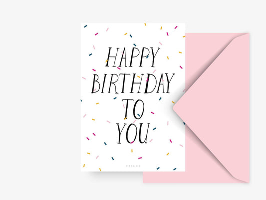 Carte postale/Joyeux Anniversaire