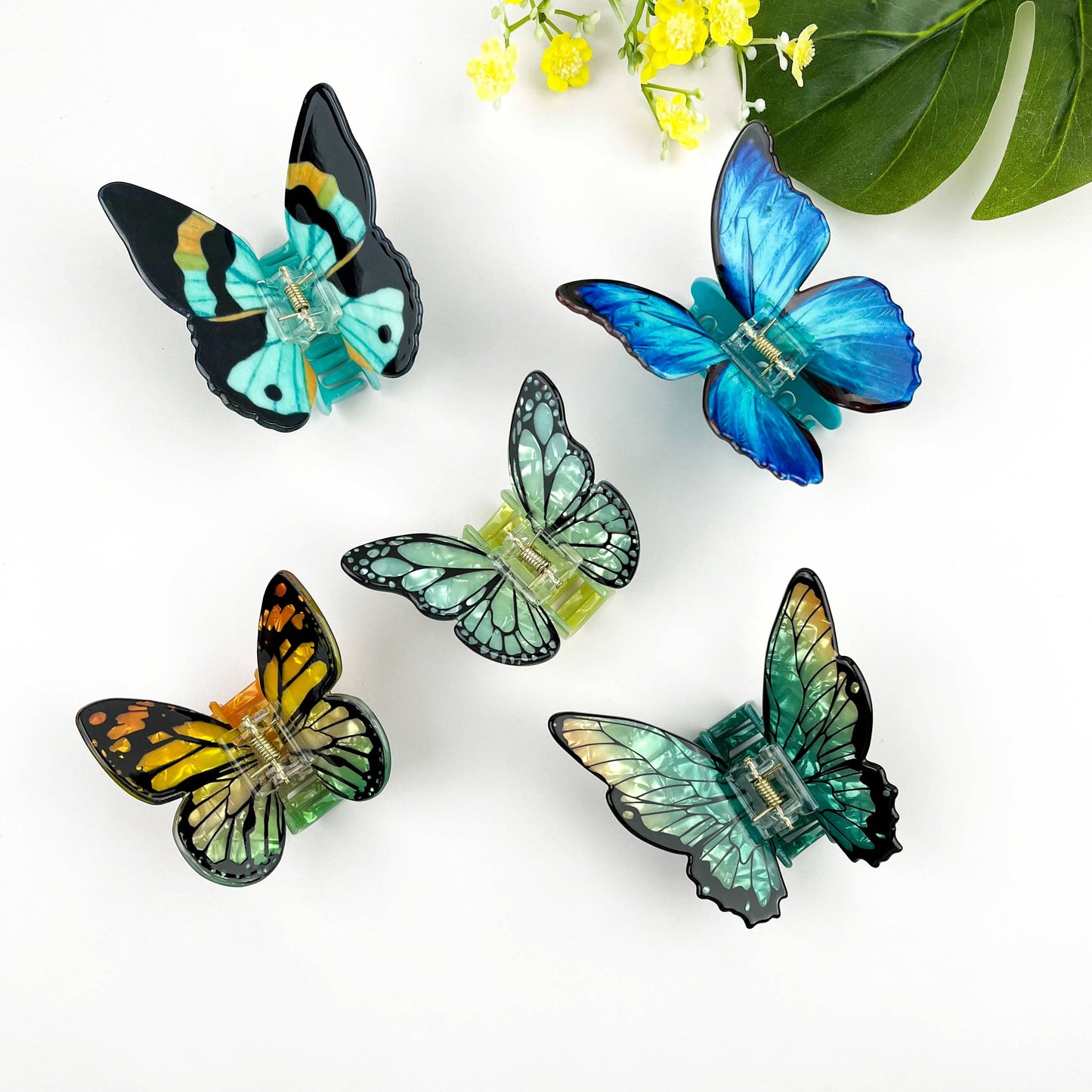 Pince à cheveux papillon