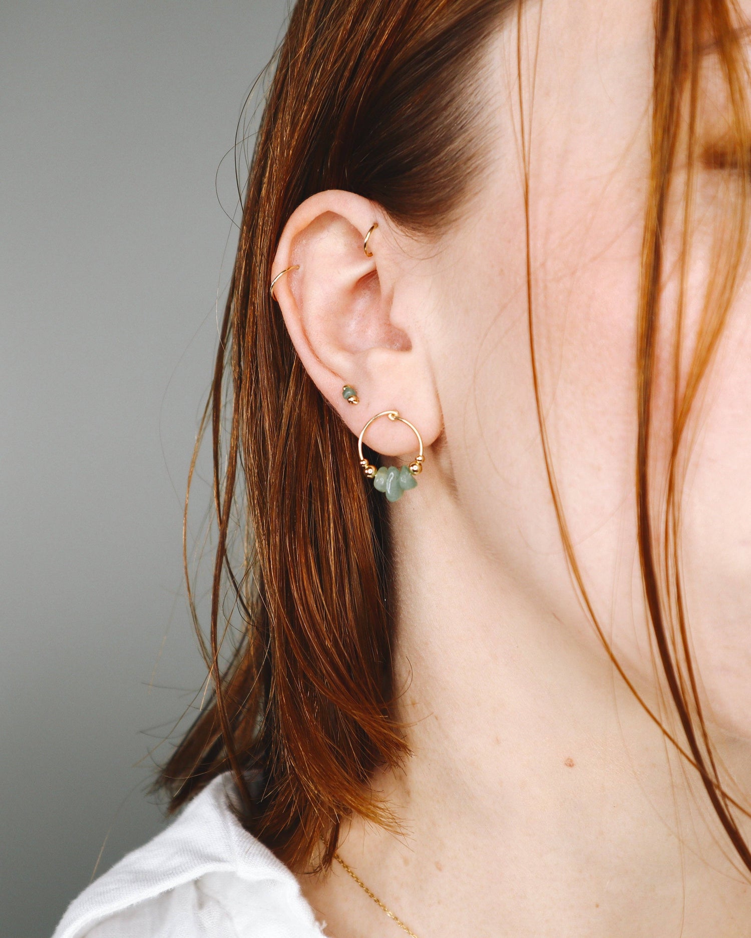 Loire - vert: Or / Aventurine / Paire - DupontDupont