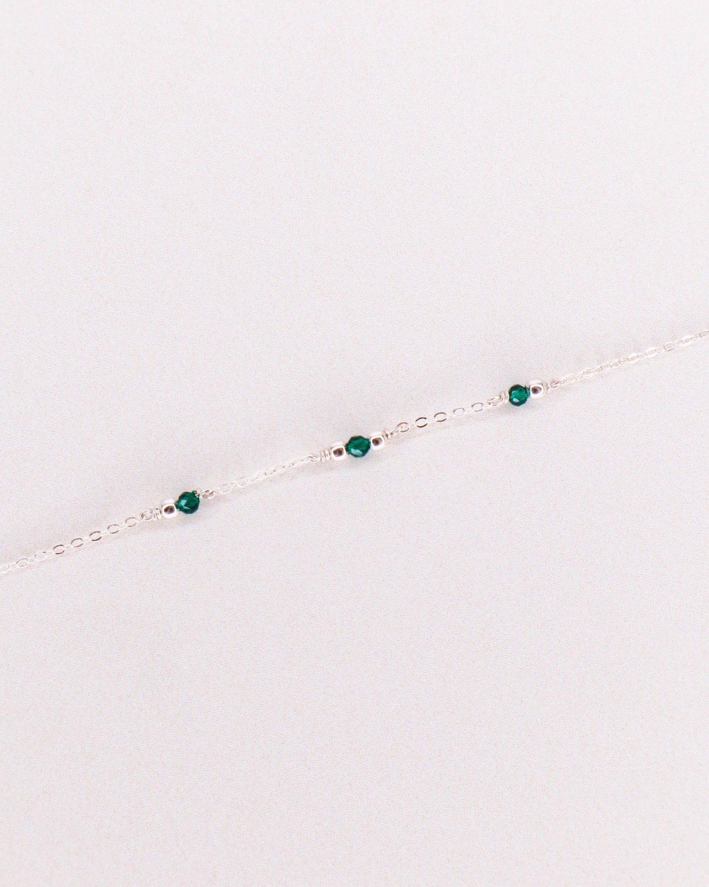 Bracelet Aube avec pierre Grenat