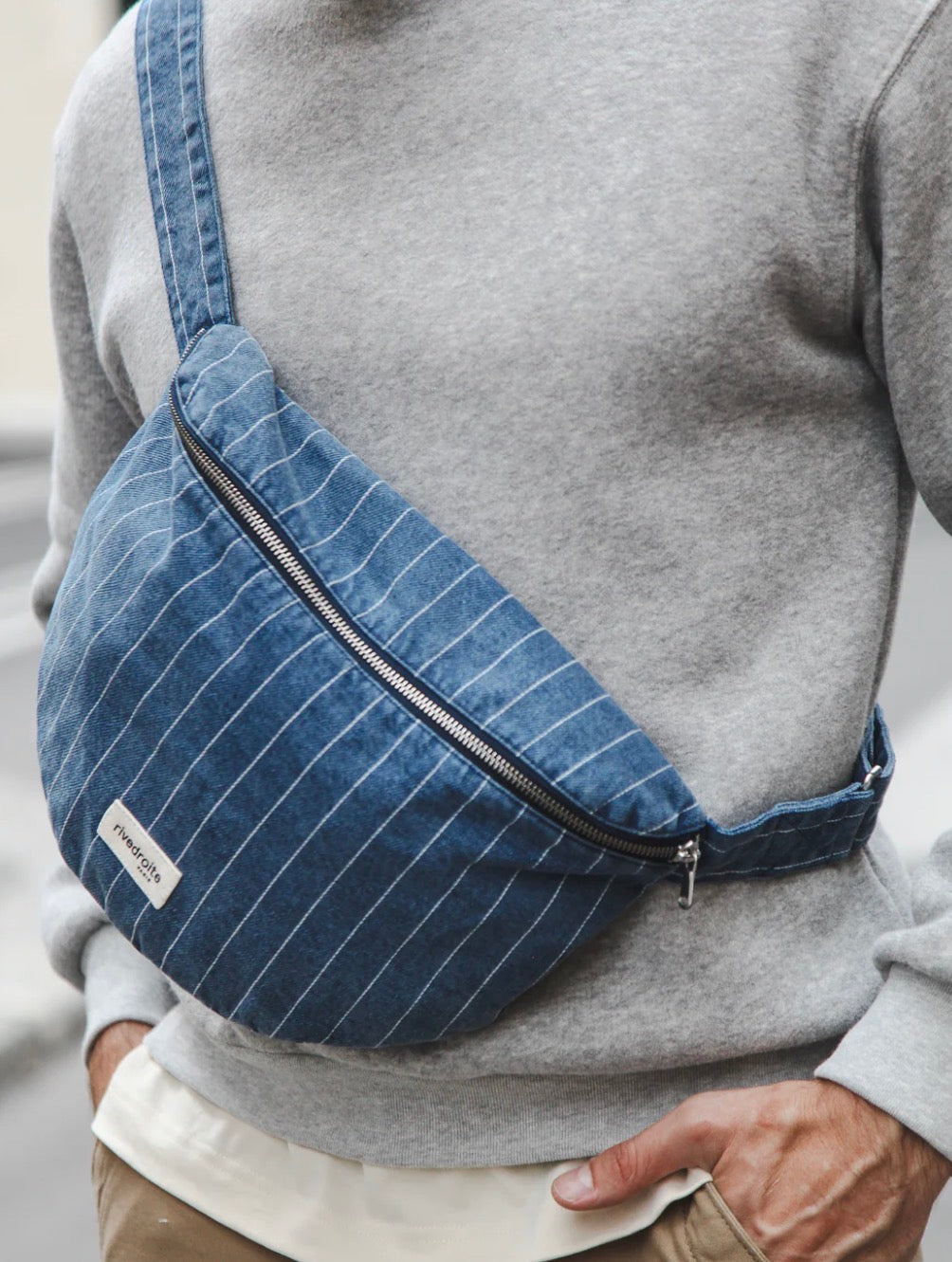 Banane Custine XL twist denim