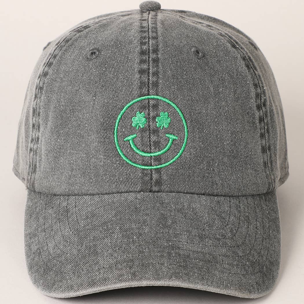 Casquette brodée Clover Happy Face