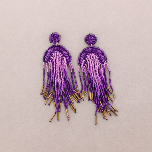 Boucles d'oreilles à sequins Cascada: Mûrier