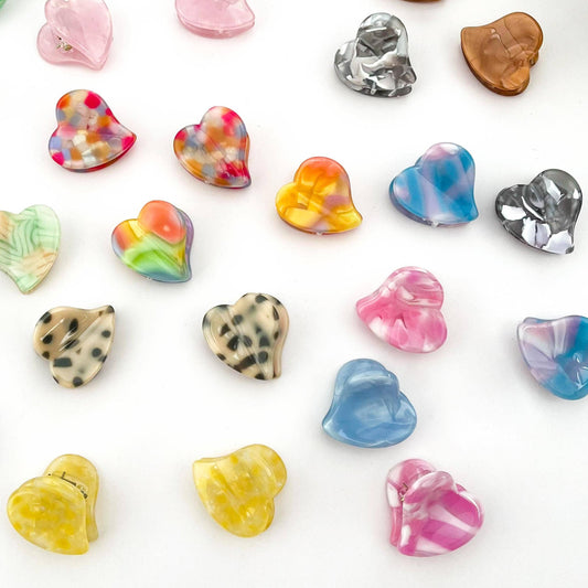 Mini pince a cheveux Coeur tacheté - DupontDupont