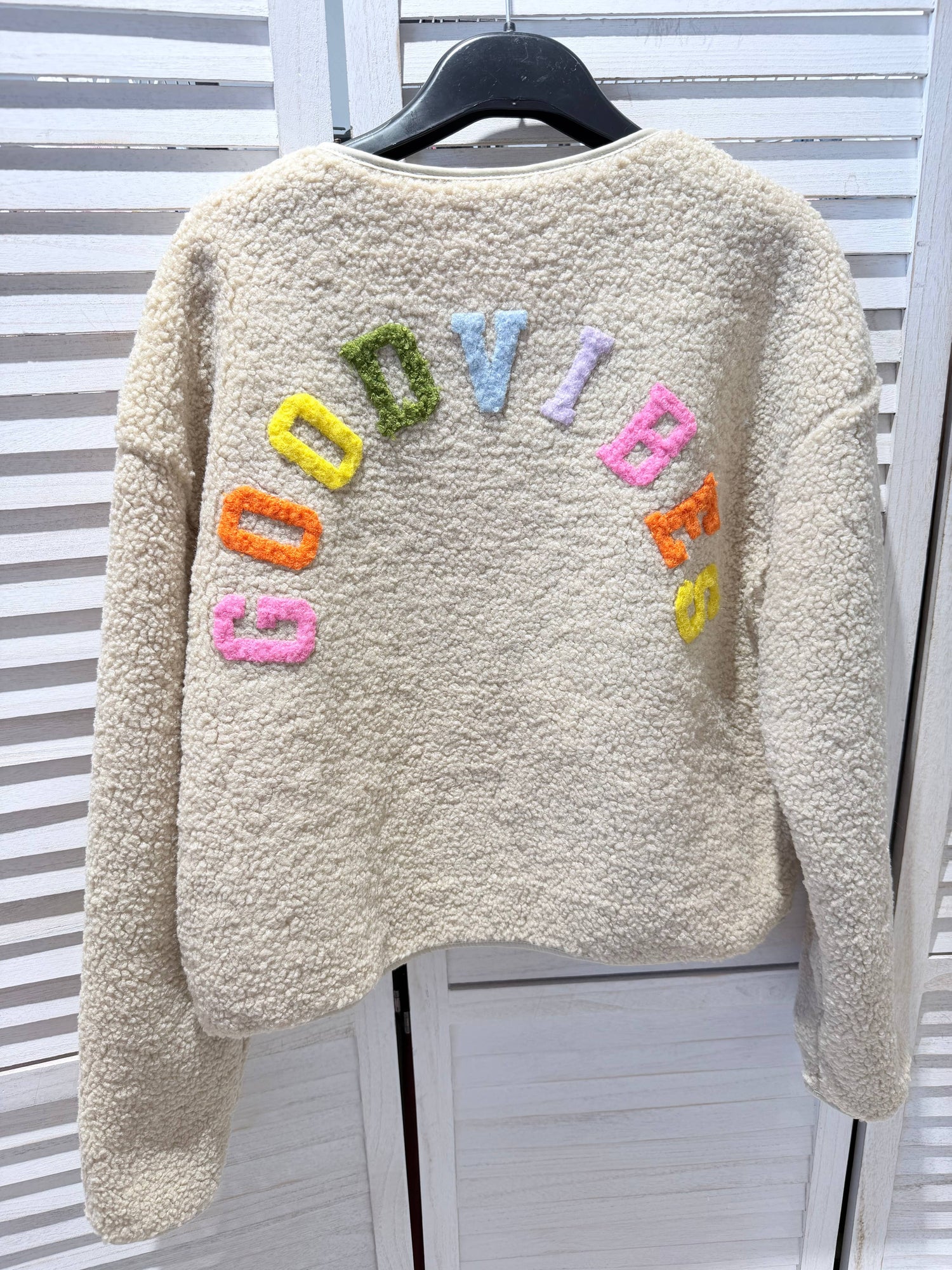 Veste en sherpa imprimée: Beige / TU - DupontDupont