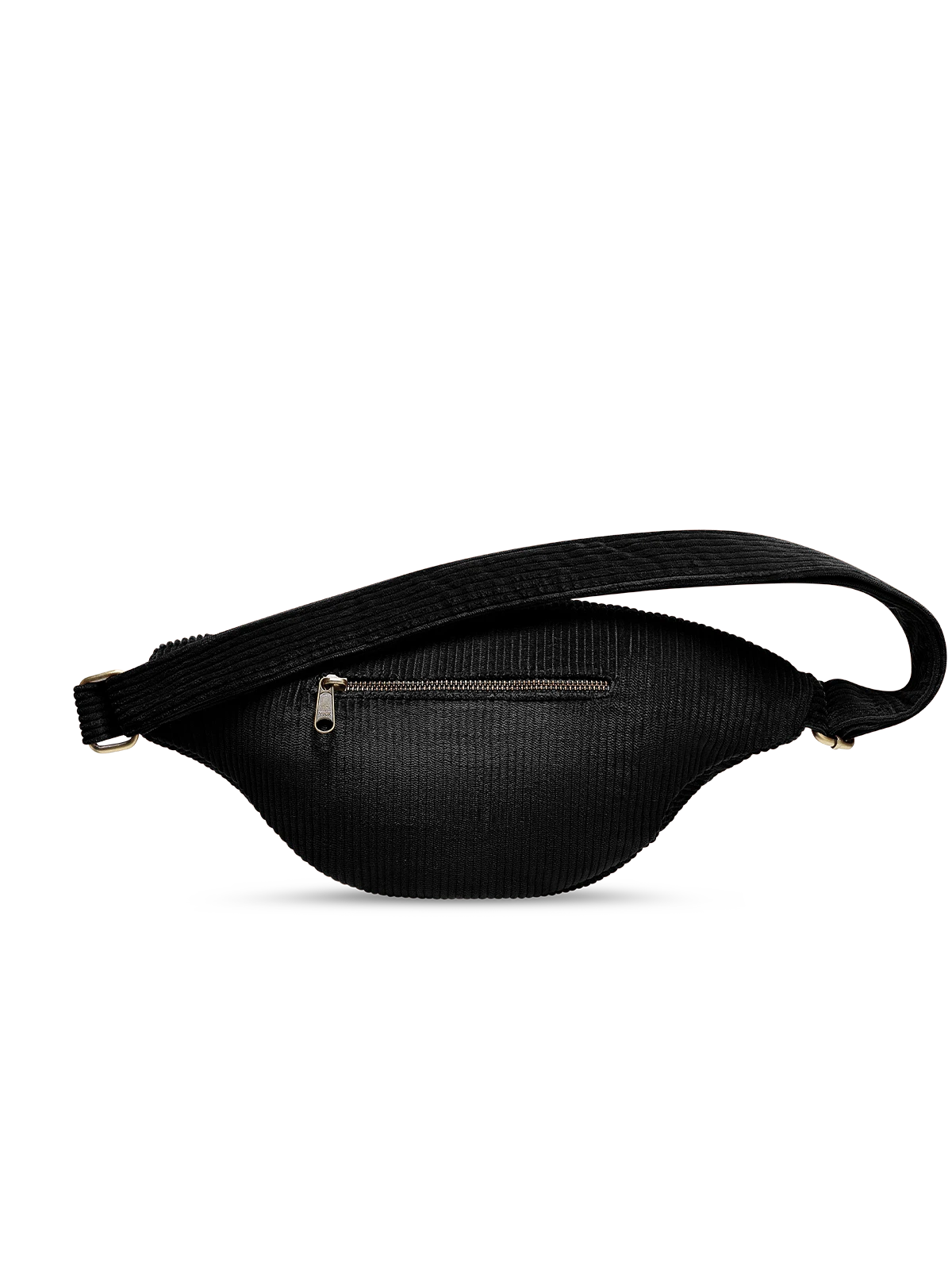 Sac banane sasha velours noir