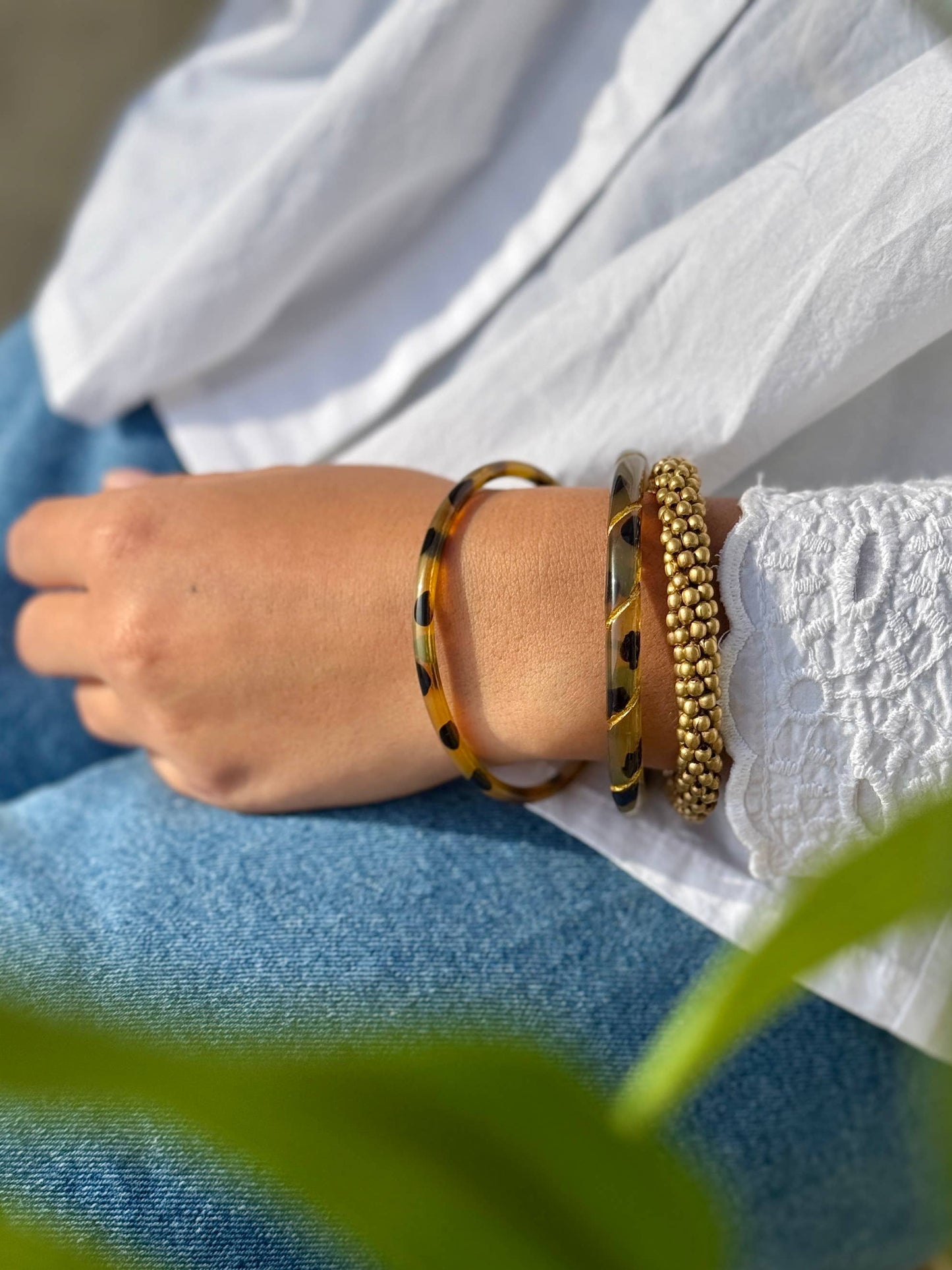 Bracelet népalais Laiton