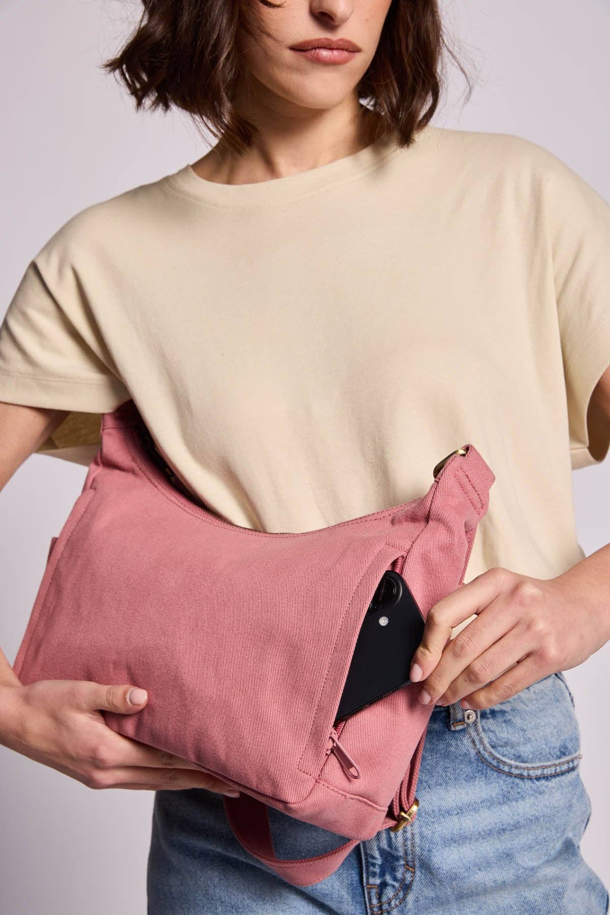 Sac multipocket Emile Rose blush - DupontDupont