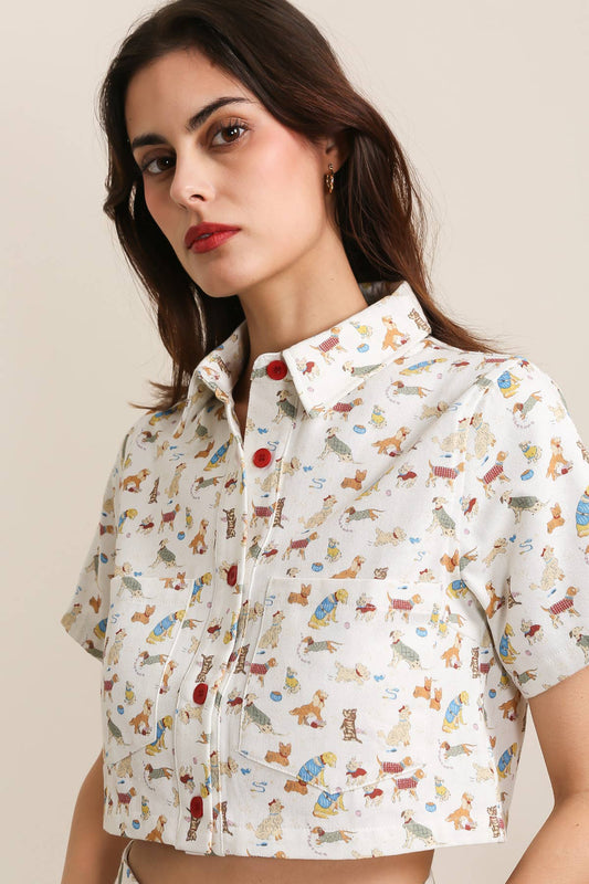 5695 TOP ESPRIT CANAILLE : Blanc / 6 Pièces : 3S 2M 1L