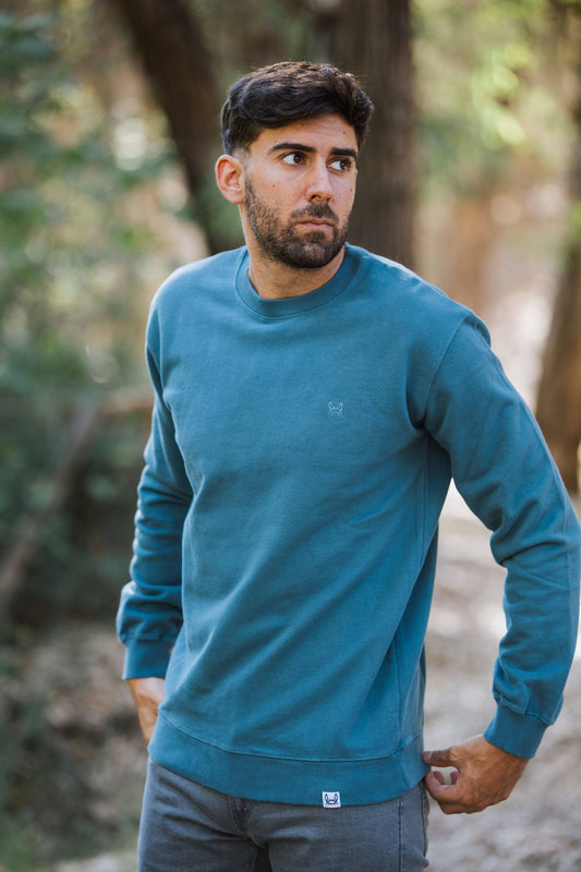 Sweatshirt basique en acier: Acier / M