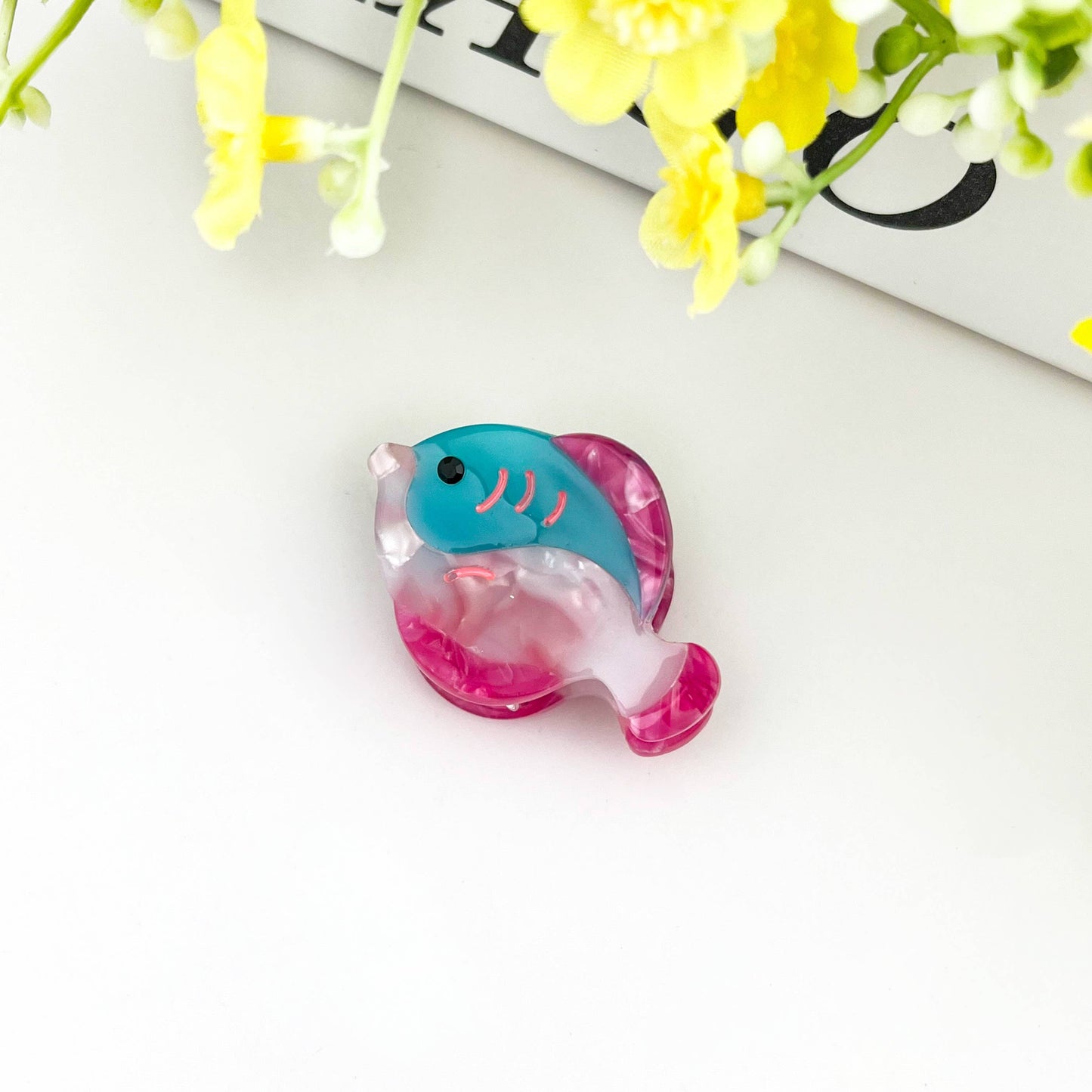 Mini pince a cheveux Poisson clown