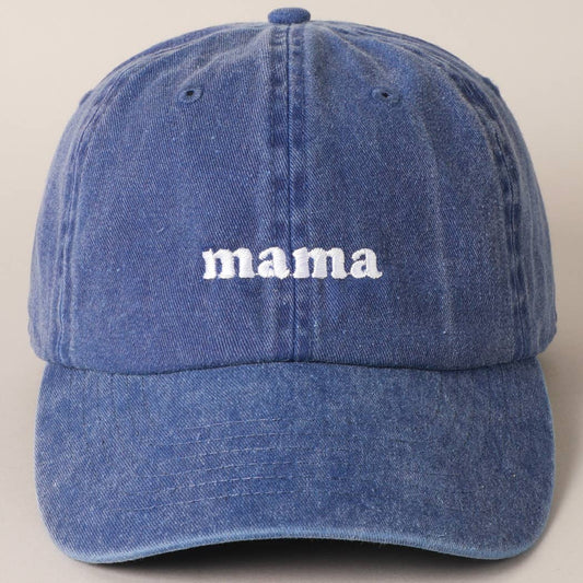 Casquette de baseball Mama: BLEU ROYAL