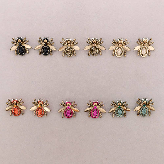 Boucles abeille Fushia