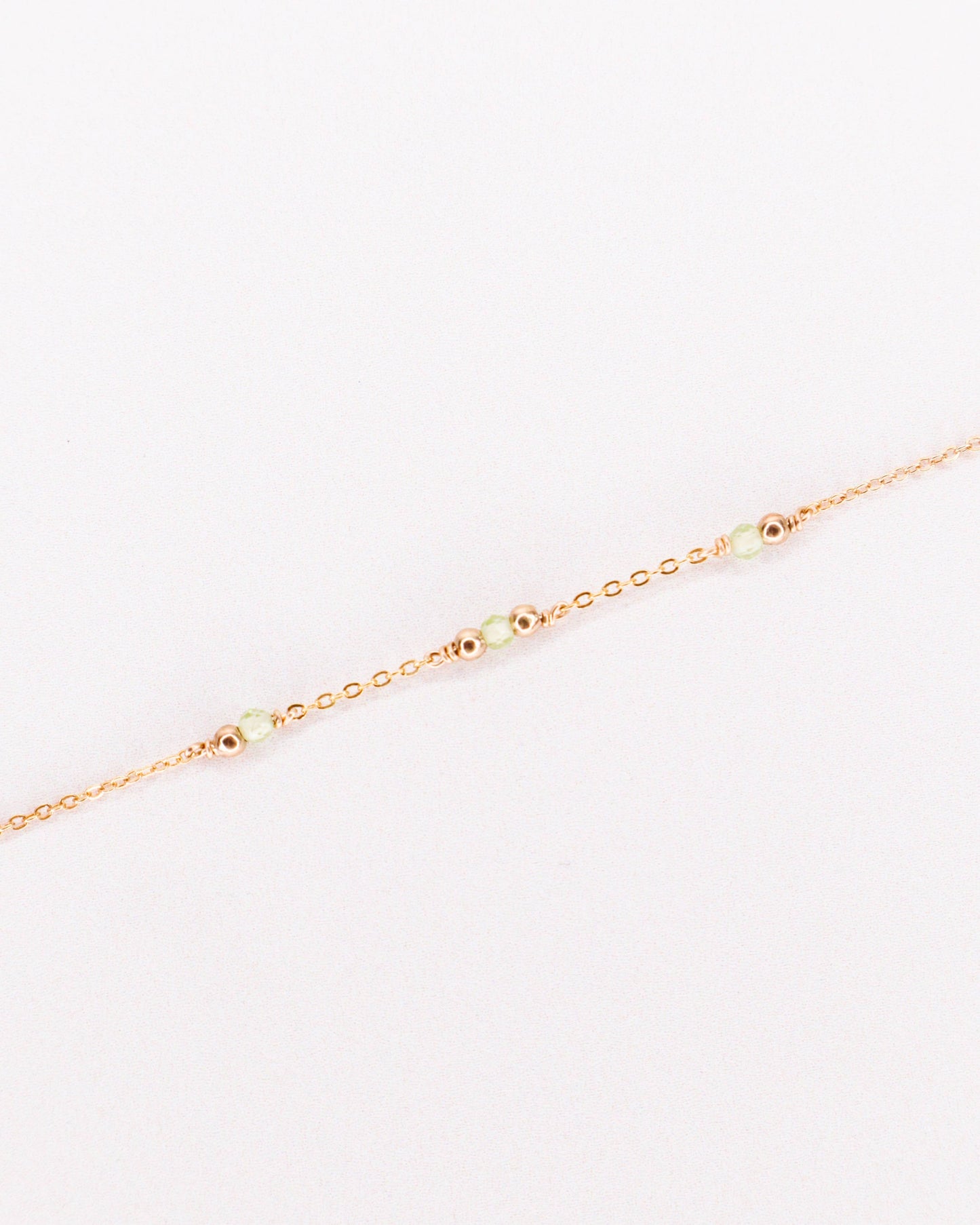 Bracelet Aube avec pierre Grenat