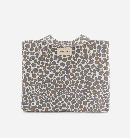 Sac Célestins léopard gris
