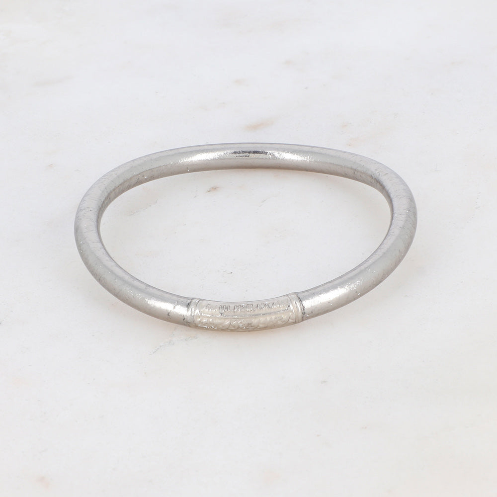 Jonc Bouddhiste argent