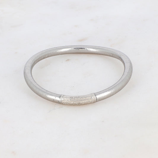 Jonc Bouddhiste argent