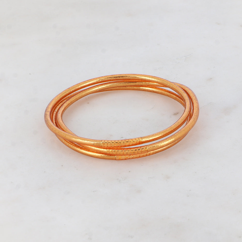 Jonc Bouddhiste fin - copper