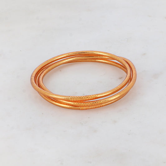 Jonc Bouddhiste fin - copper