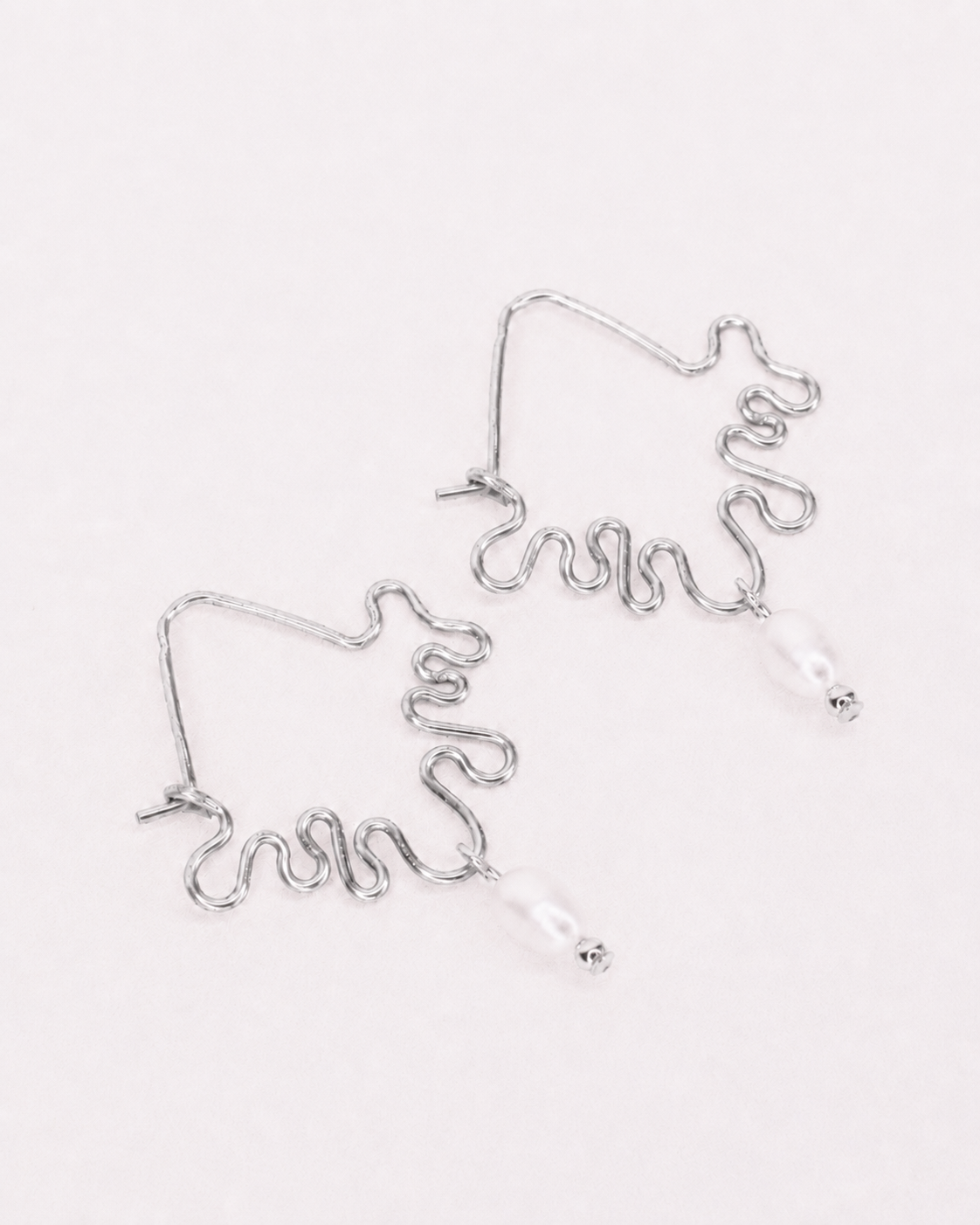 Créoles Iroise Perle de culture et or laminé