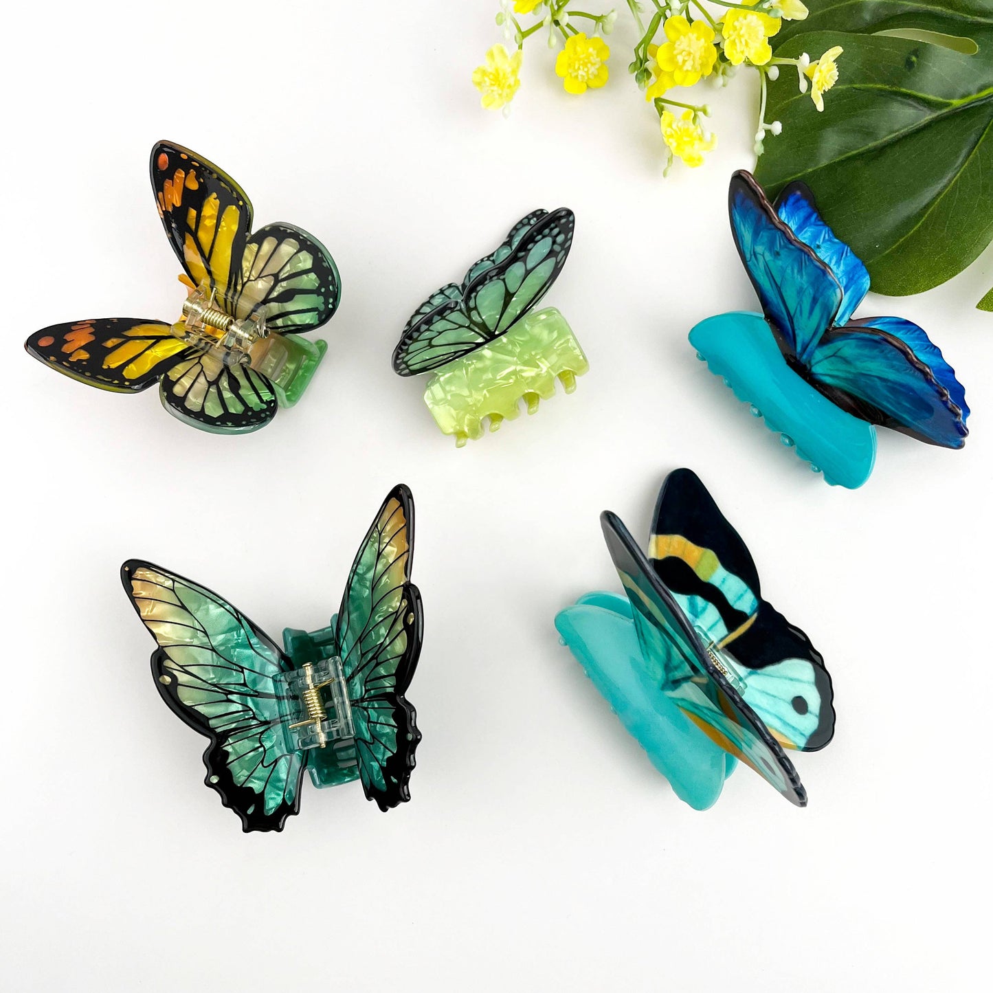 Pince à cheveux papillon