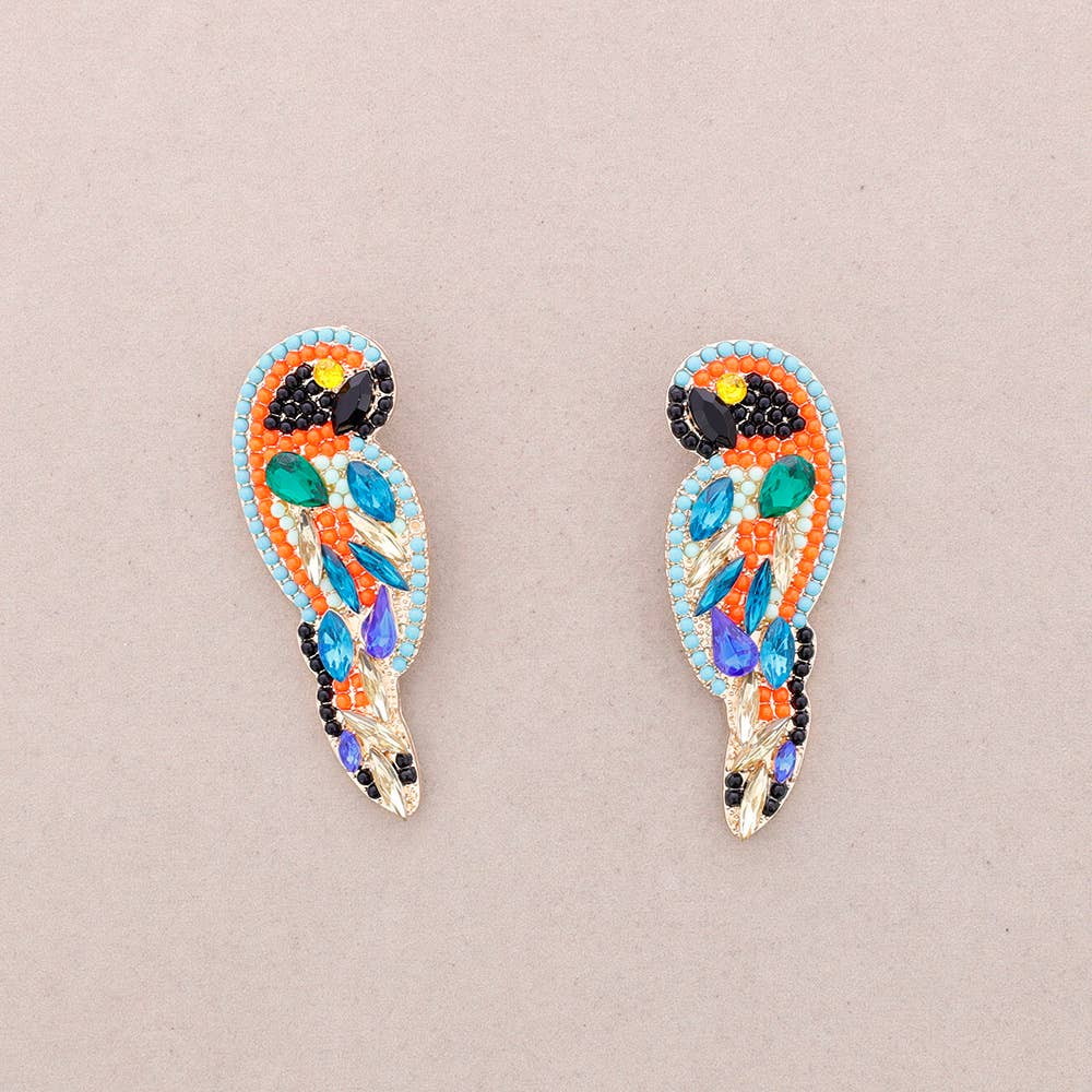 Boucles d'oreilles perroquet - DupontDupont