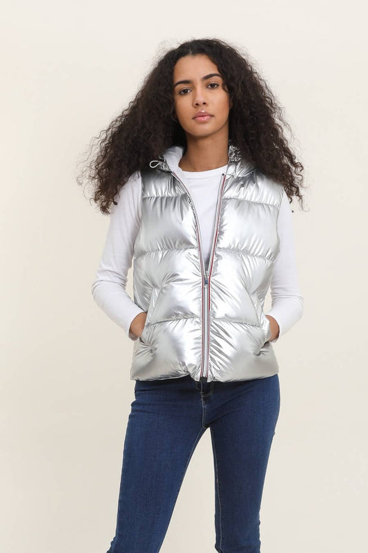 Doudoune sans-manches réversible