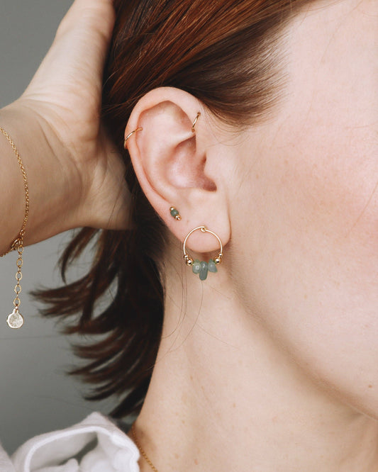 Loire - vert: Or / Aventurine / Paire - DupontDupont