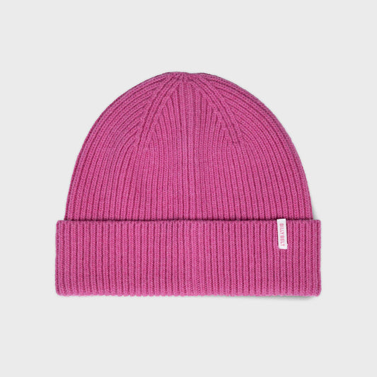 Bonnet 100% laine d’agneau - rose
