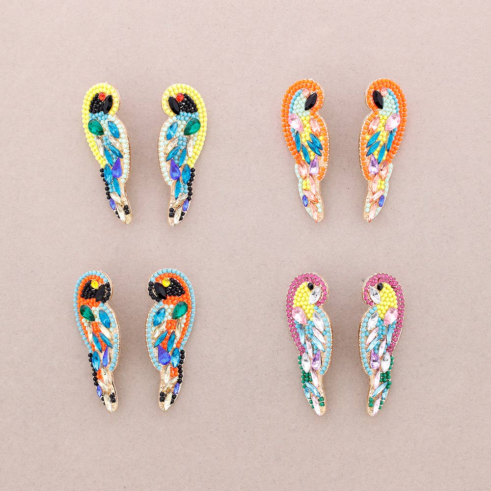 Boucles d'oreilles perroquet - DupontDupont