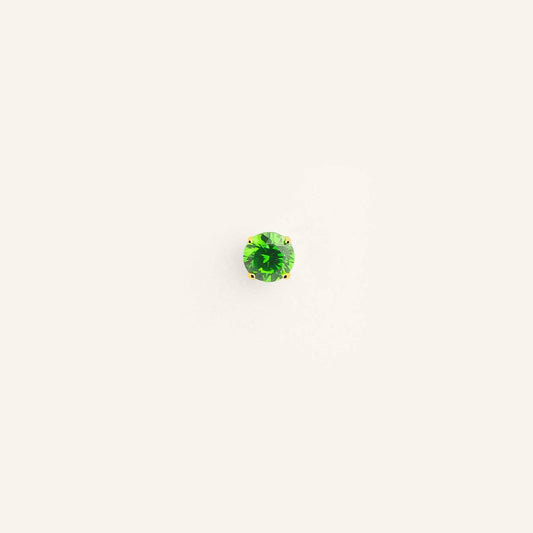 Piercing titane Pansy - vert