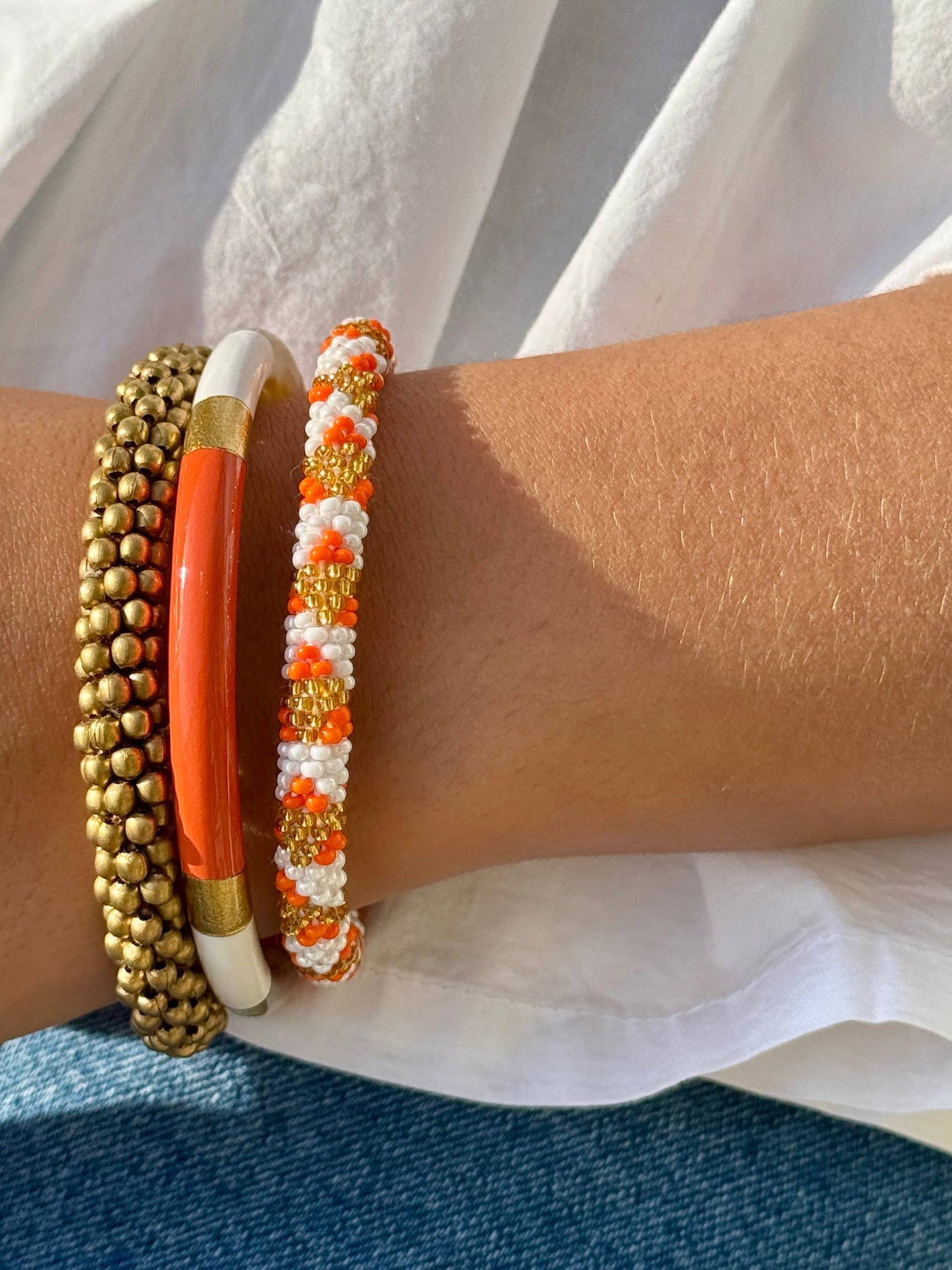 Bracelet népalais Laiton