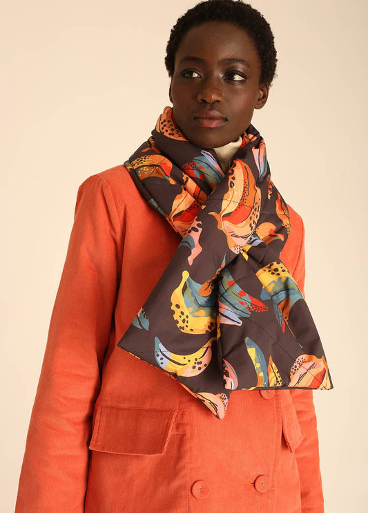 ÉCHARPE MATELASSÉE BANANES