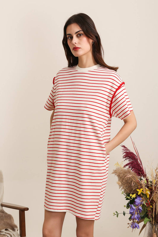 ROBE À RAYURES