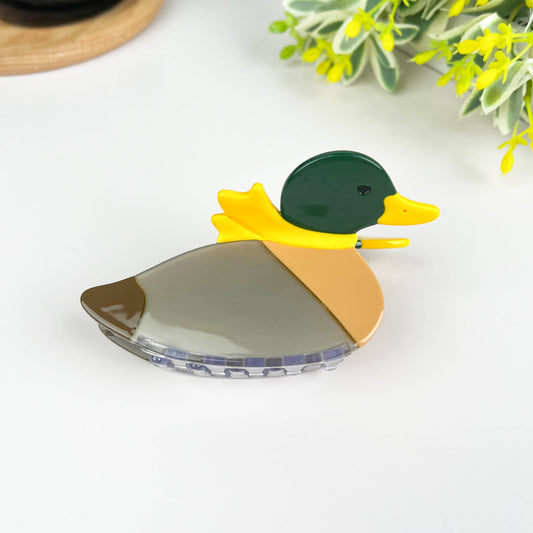 Pince à griffes de canard, pince à cheveux en acétate animal - DupontDupont